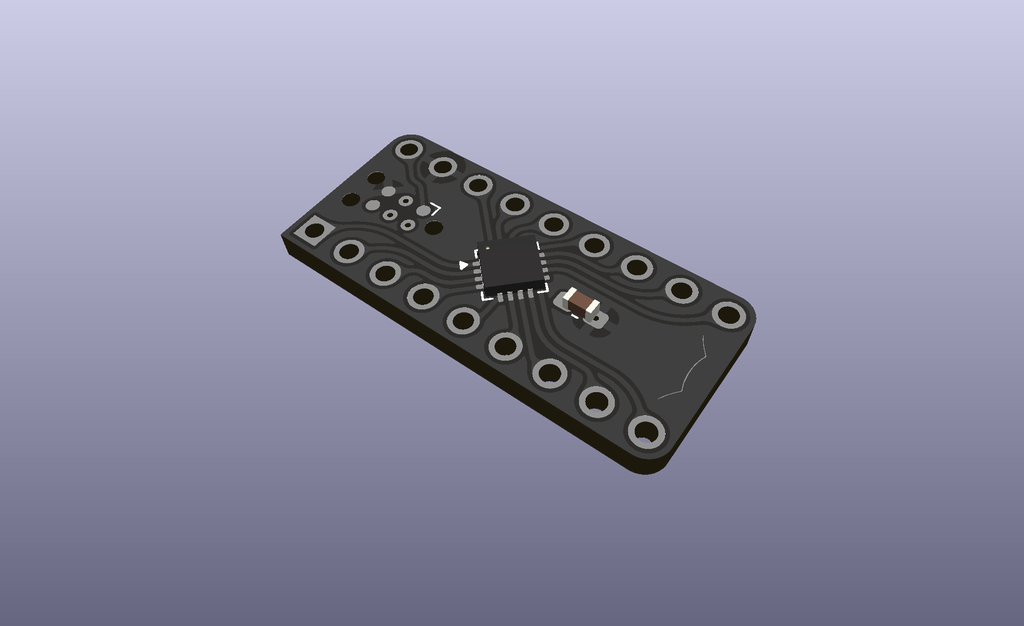 PY32F002A DIP18 breakout - pack of 6